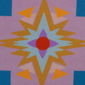 Preview: Dekodruck Sound Sterne auf Flieder by Cherry Picking von Swafing